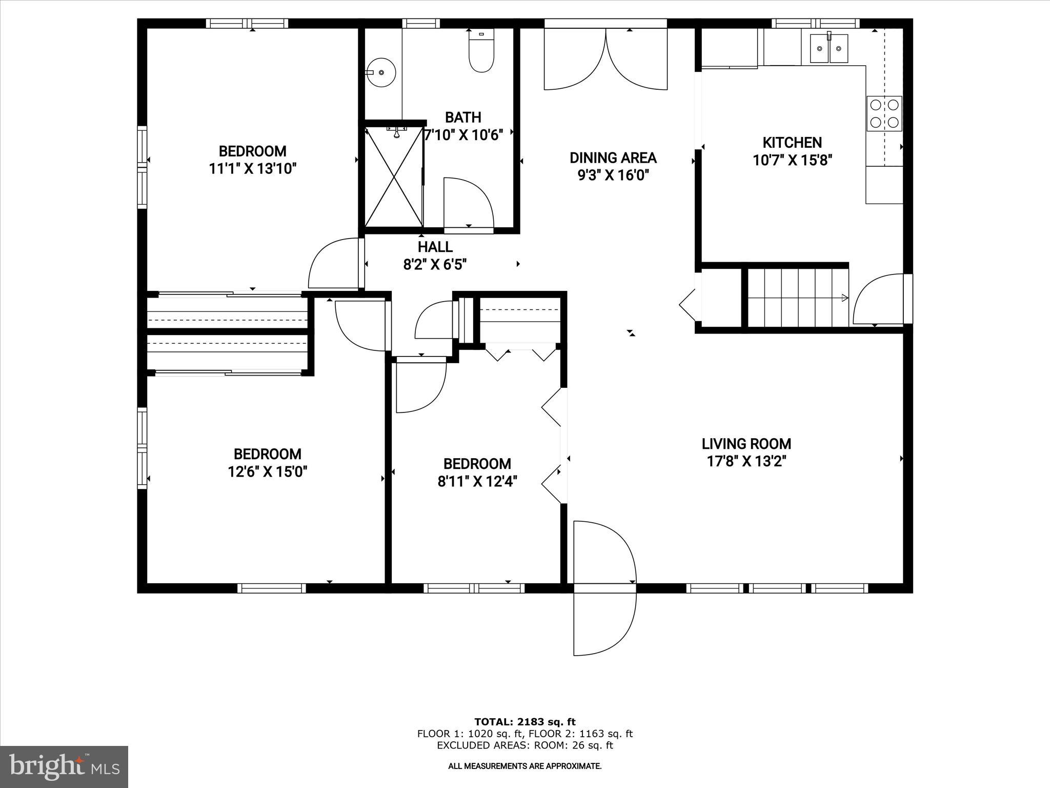 8537 Lucerne Road Randallstown, MD 21133 - Photo 46 of 49 2nd_floor_8537_lucerne_road_randallstown_with_dim