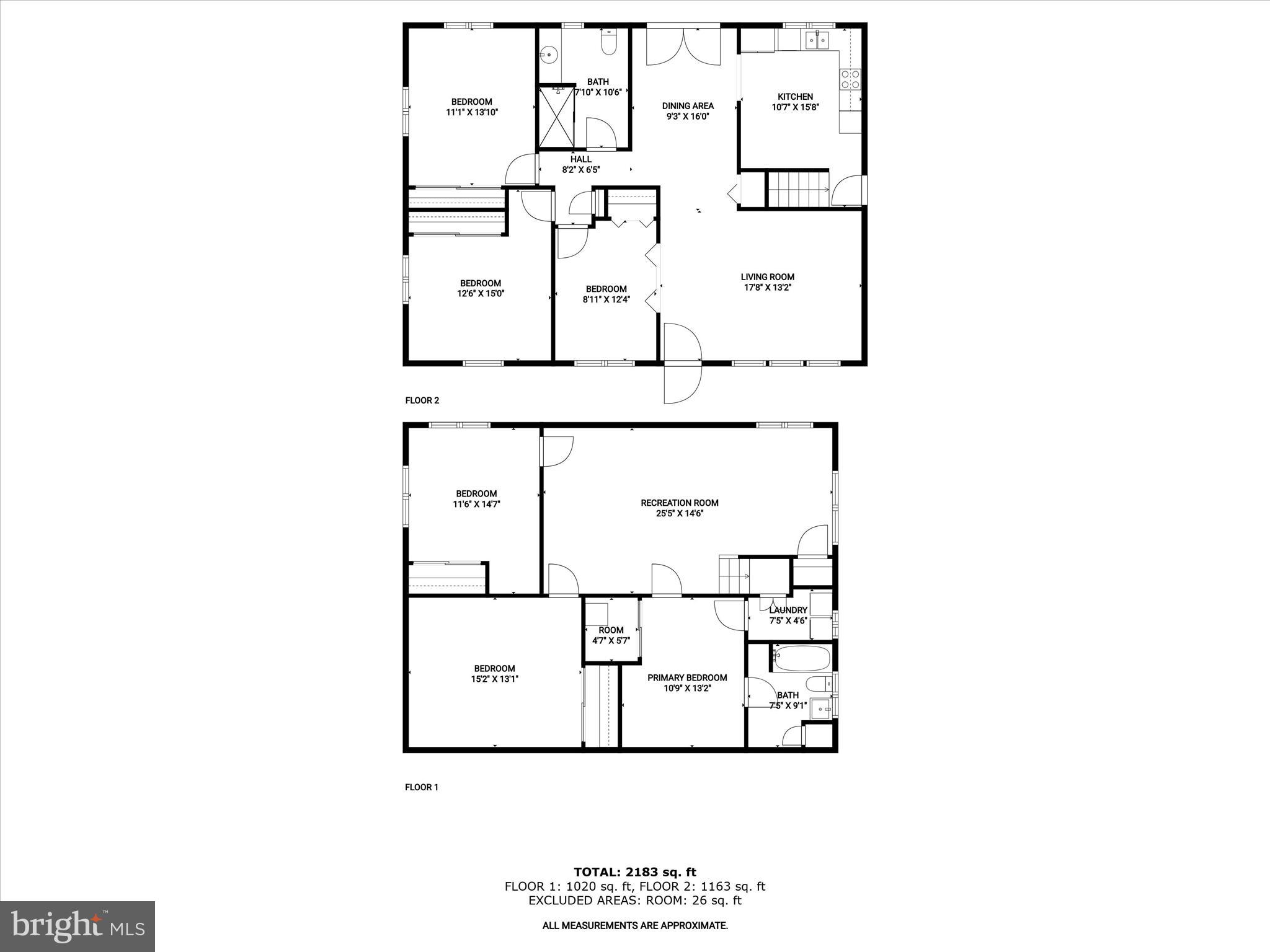 8537 Lucerne Road Randallstown, MD 21133 - Photo 47 of 49 all_floors_8537_lucerne_road_randallstown_with_dim