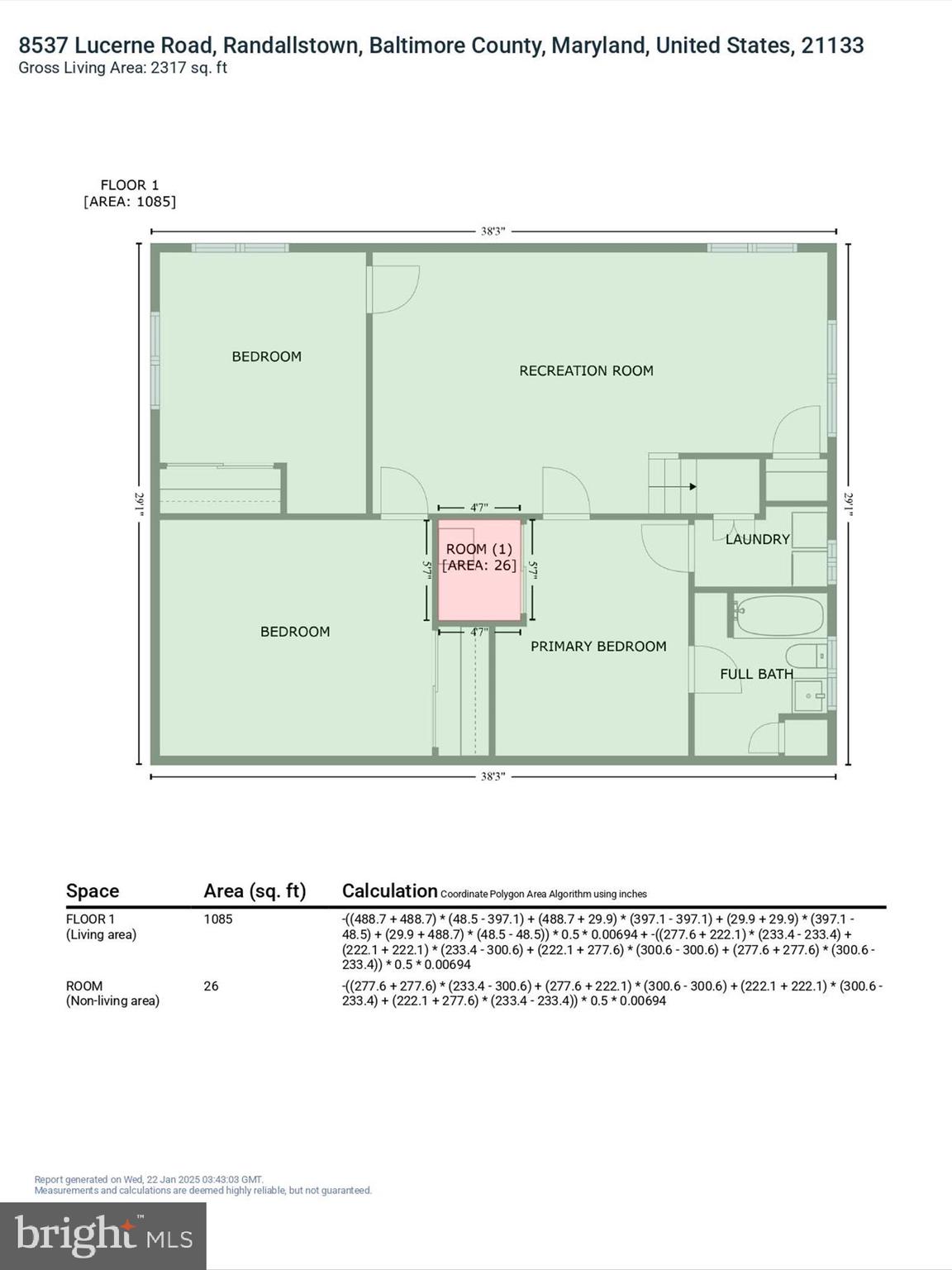 8537 Lucerne Road Randallstown, MD 21133 - Photo 48 of 49 gla_report_8537_lucerne_road_randallstown_page-000