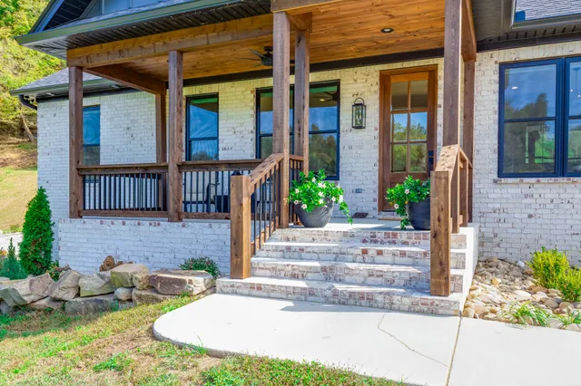 a view of a swimming pool from a lake view