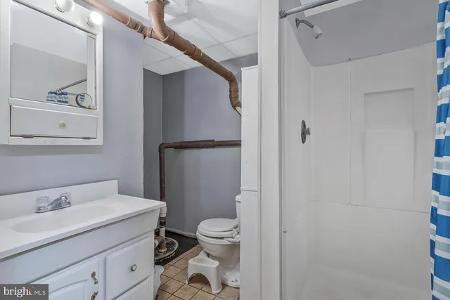a utility room with a washer and dryer