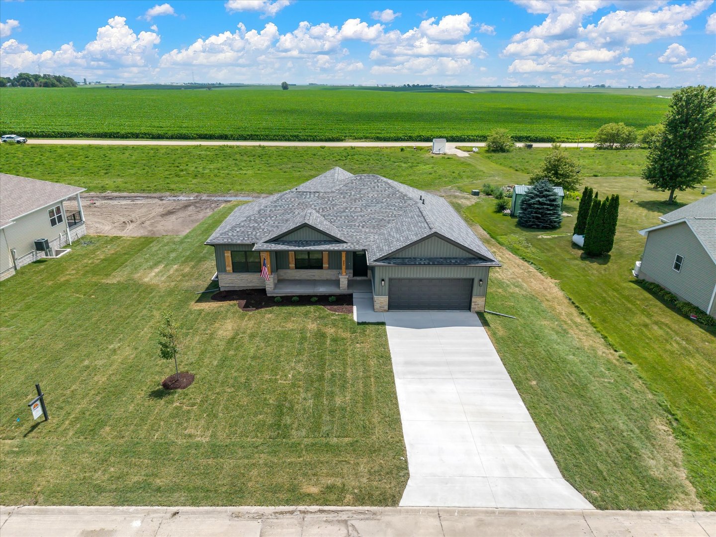 455 Rhonda Road New Liberty, IA 52765 - Photo 5 of 54 a view of an outdoor space and a lake view