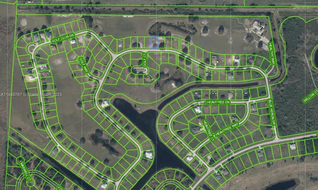 a bird view of a lake