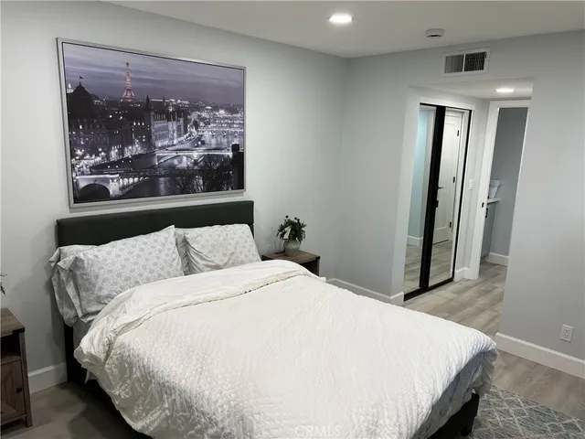 a view of a walk in closet