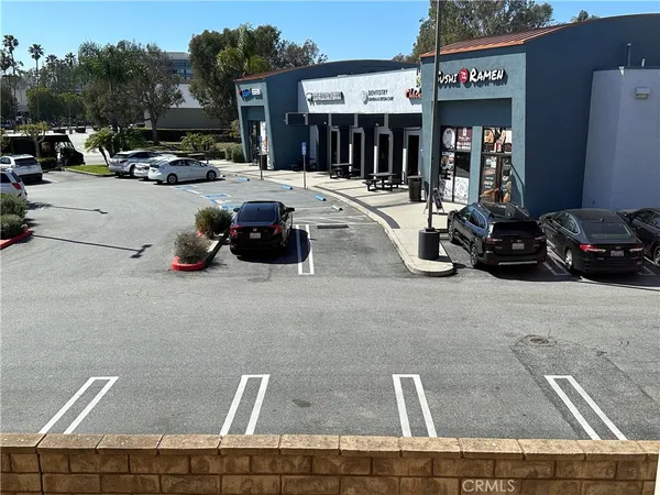 a car parked in front of a house