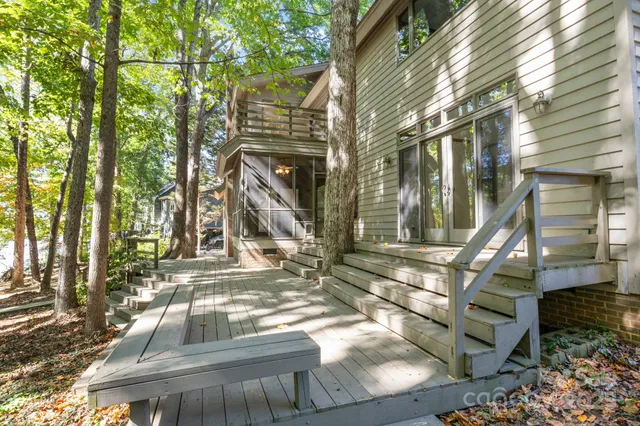 a view of outdoor space and deck