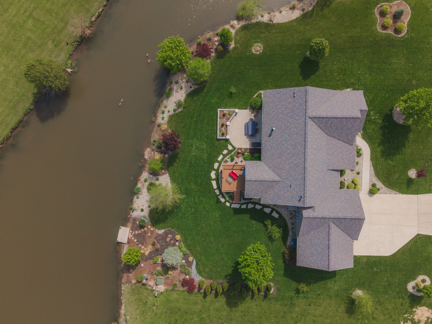 15924 Belfry Drive Bloomington, IL 61705 - Photo 4 of 59 an aerial view of house with yard