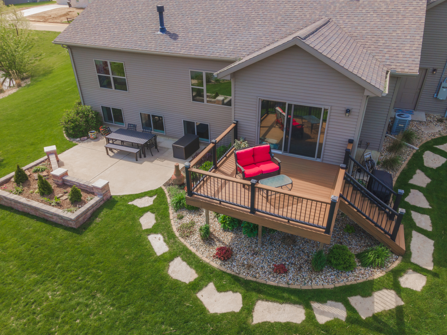 15924 Belfry Drive Bloomington, IL 61705 - Photo 9 of 59 a view of house with backyard and outdoor seating
