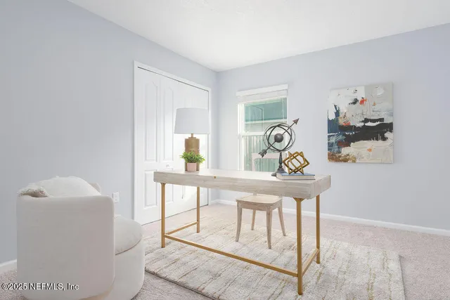 a view of table and chair