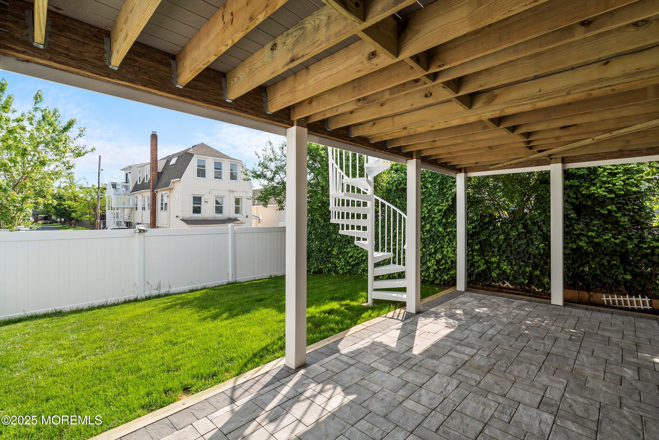 72 4th Street Highlands, NJ 07732 - Photo 33 of 43 a view of a porch with garden