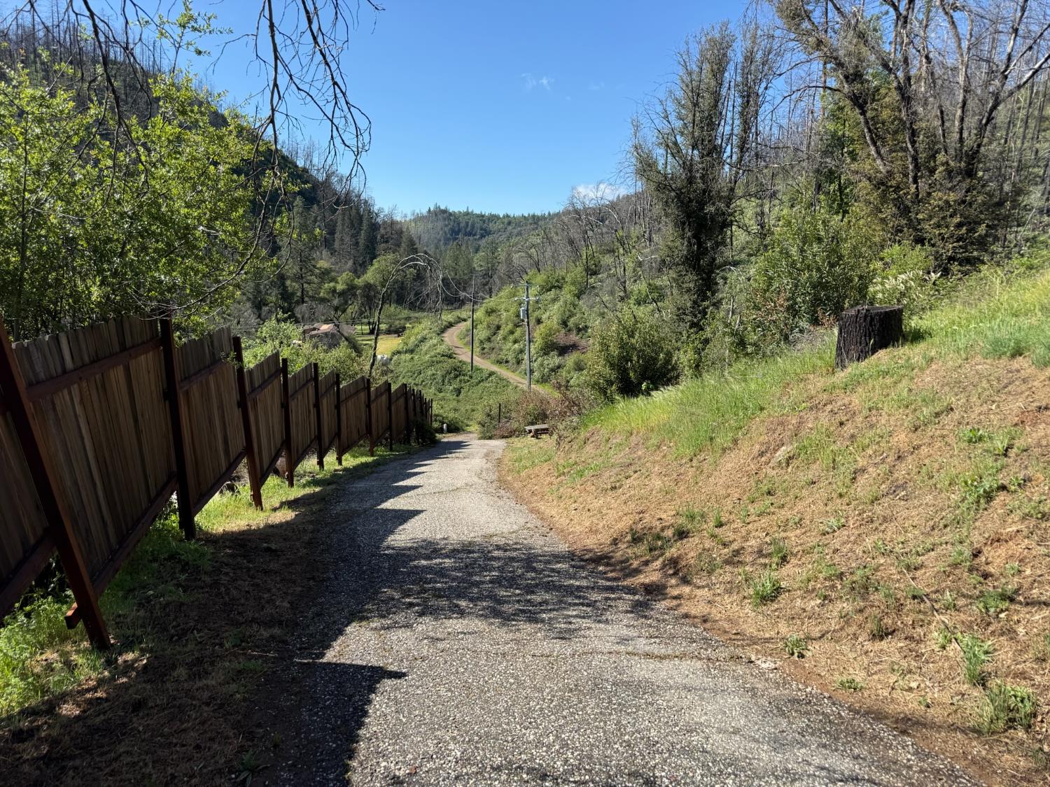 20976 Clydesdale Road Grass Valley, CA 95949 - Photo 22 of 54 a view of a pathway with a backyard of the house