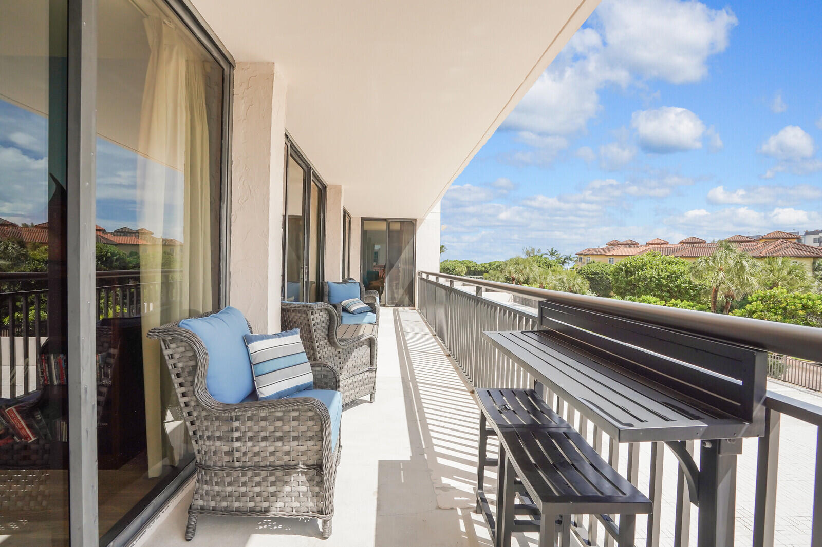 2667 North Ocean Boulevard, Unit I312 Boca Raton, FL 33431 - Photo 35 of 77 a view of balcony with furniture