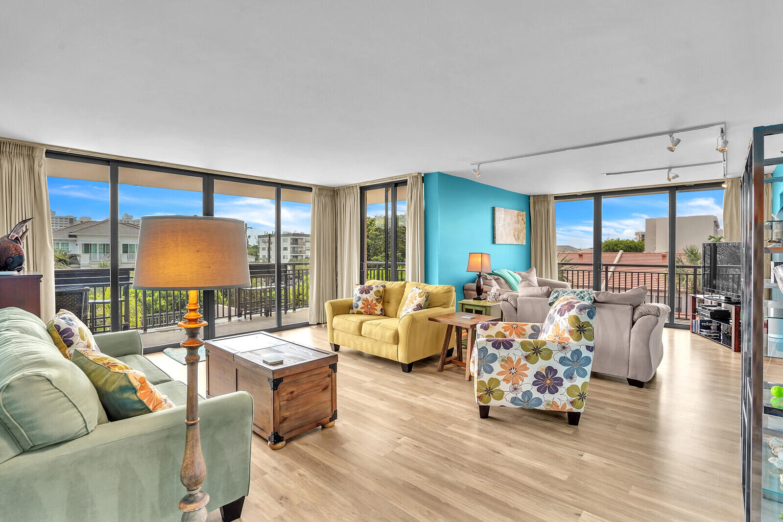 2667 North Ocean Boulevard, Unit I312 Boca Raton, FL 33431 - Photo 9 of 77 a living room with furniture and a large window