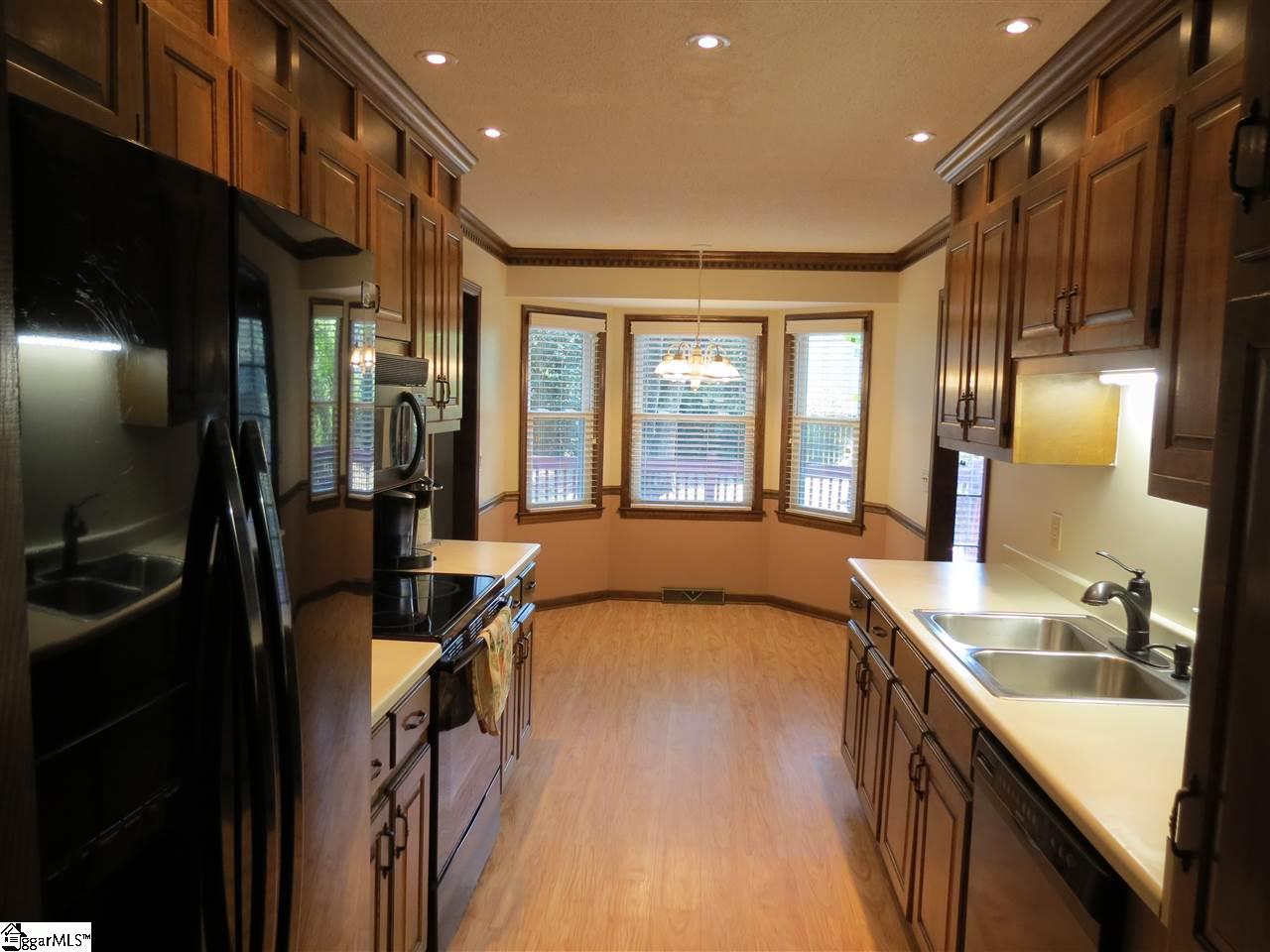 518 Fruitville Road Greenville, SC 29607 - Photo 16 of 35 Eat in kitchen with view of beautiful backyard