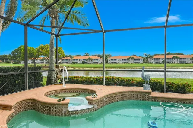 a view of a lake from a balcony