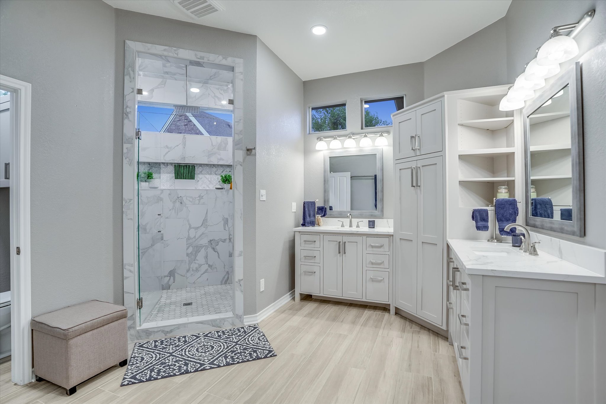 1400 Tom Sawyer Road Austin, TX 78737 - Photo 18 of 40 Walk-in dual shower and improved layout designed for functionality and comfort.