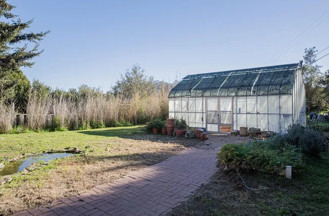 a bedroom with a bed