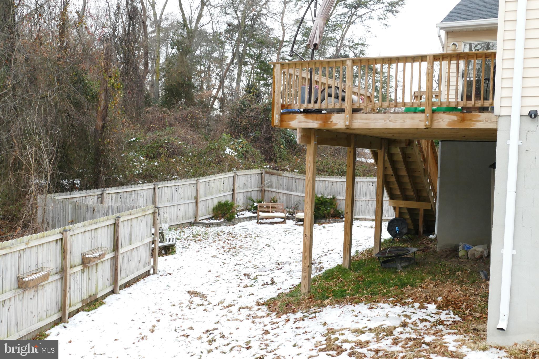 7816 Mallow Court Pasadena, MD 21122 - Photo 20 of 24 Large fenced in back yard