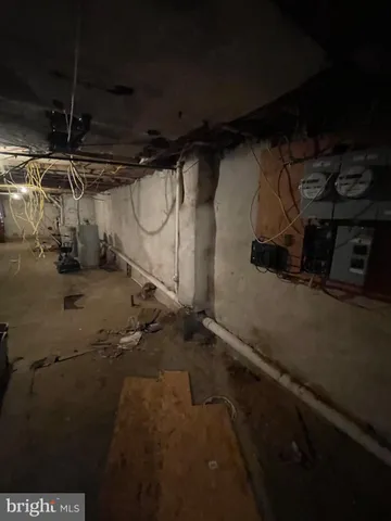 a view of storage and utility room