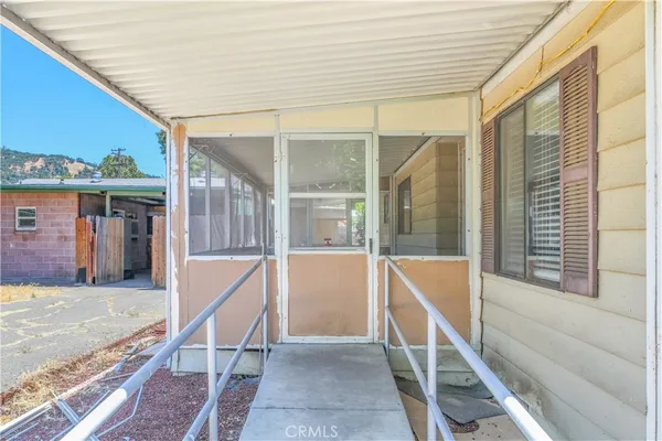 a view of balcony and deck