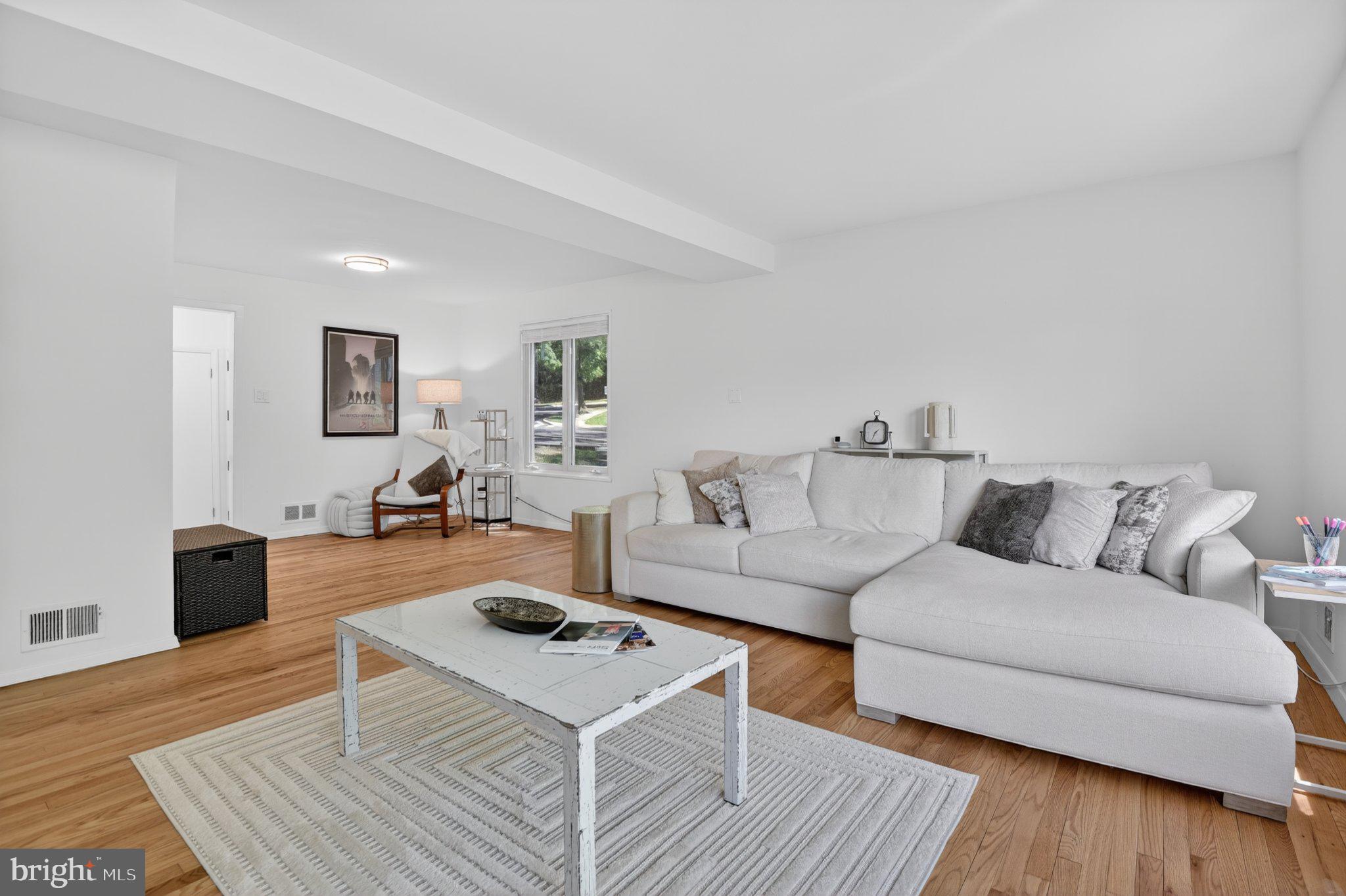 Expansive living room