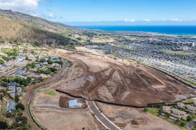 view of outdoor space and ocean view
