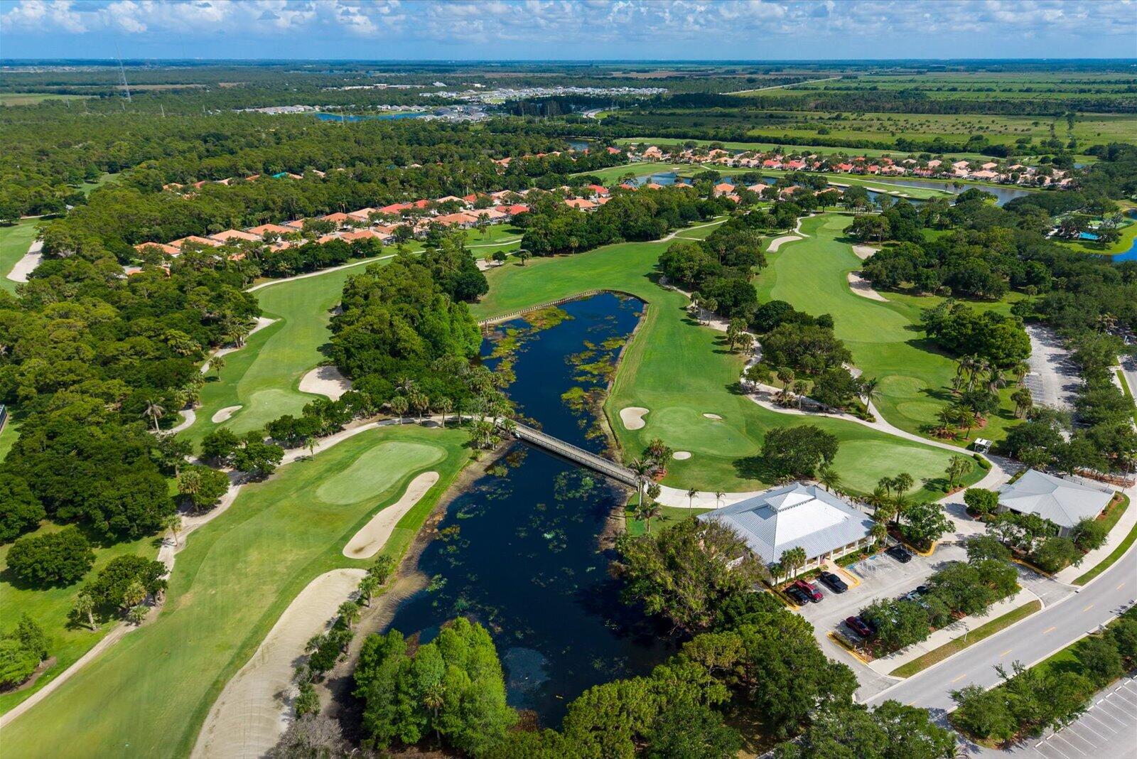 918 Southwest Balmoral Trace Stuart, FL 34997 - Photo 42 of 45 Aerial of public golf course