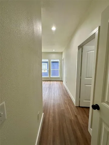 a storage room with empty racks