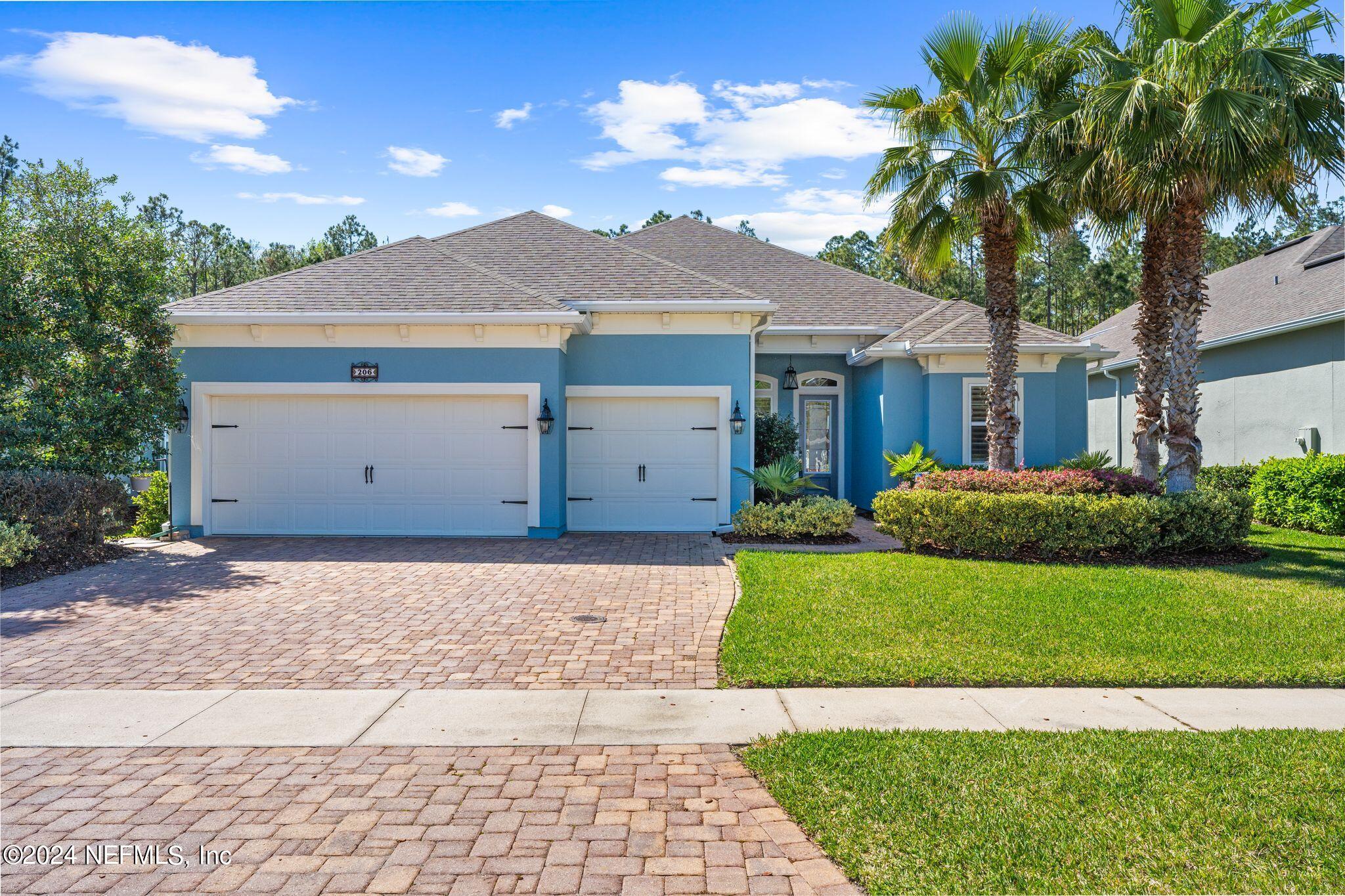a front view of house with yard