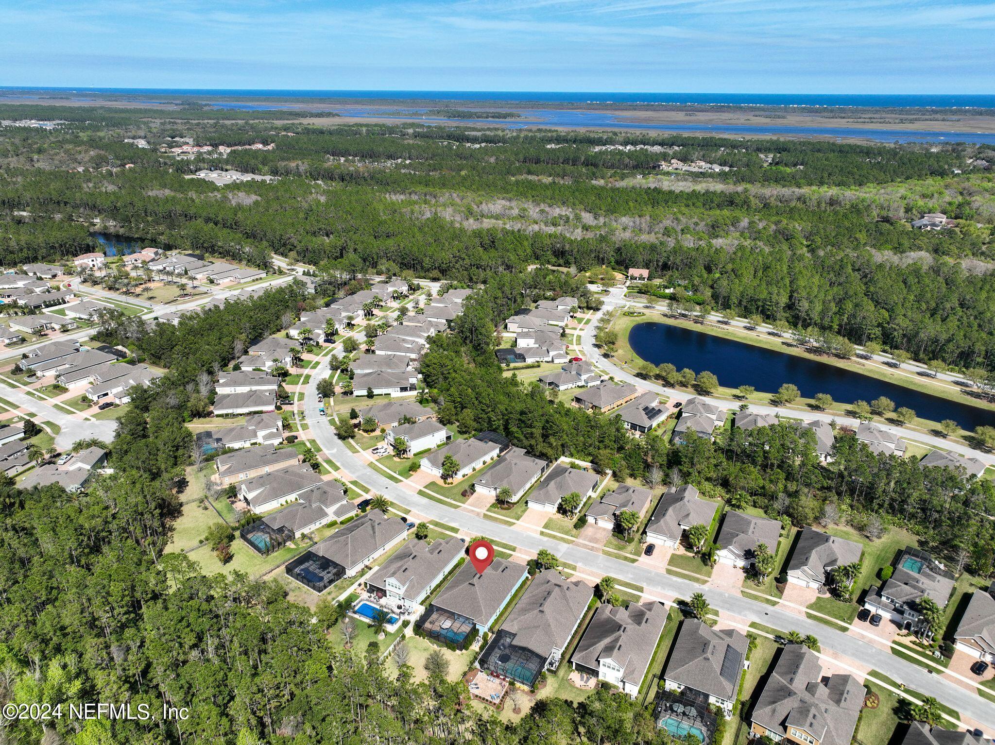 206 Medio Drive St. Augustine, FL 32095 - Photo 37 of 57 a view of a city with an ocean view