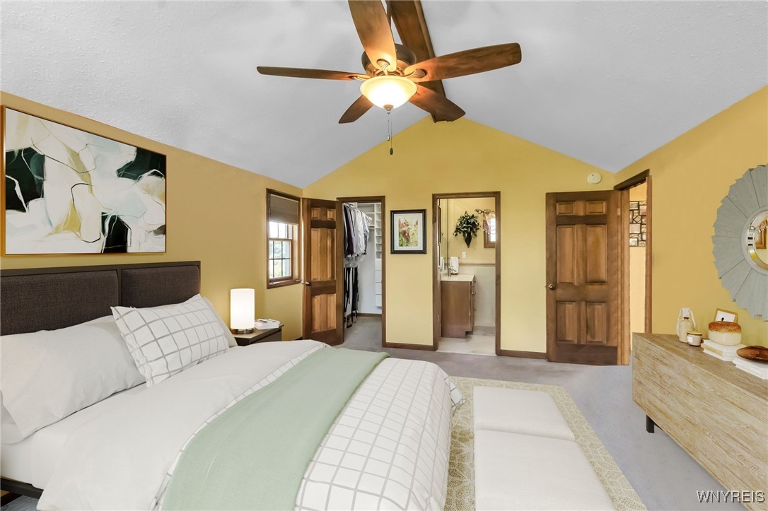 29 Brunck Road Lancaster, NY 14086 - Photo 36 of 49 Primary suite w/walk-in closet & bath - virtually