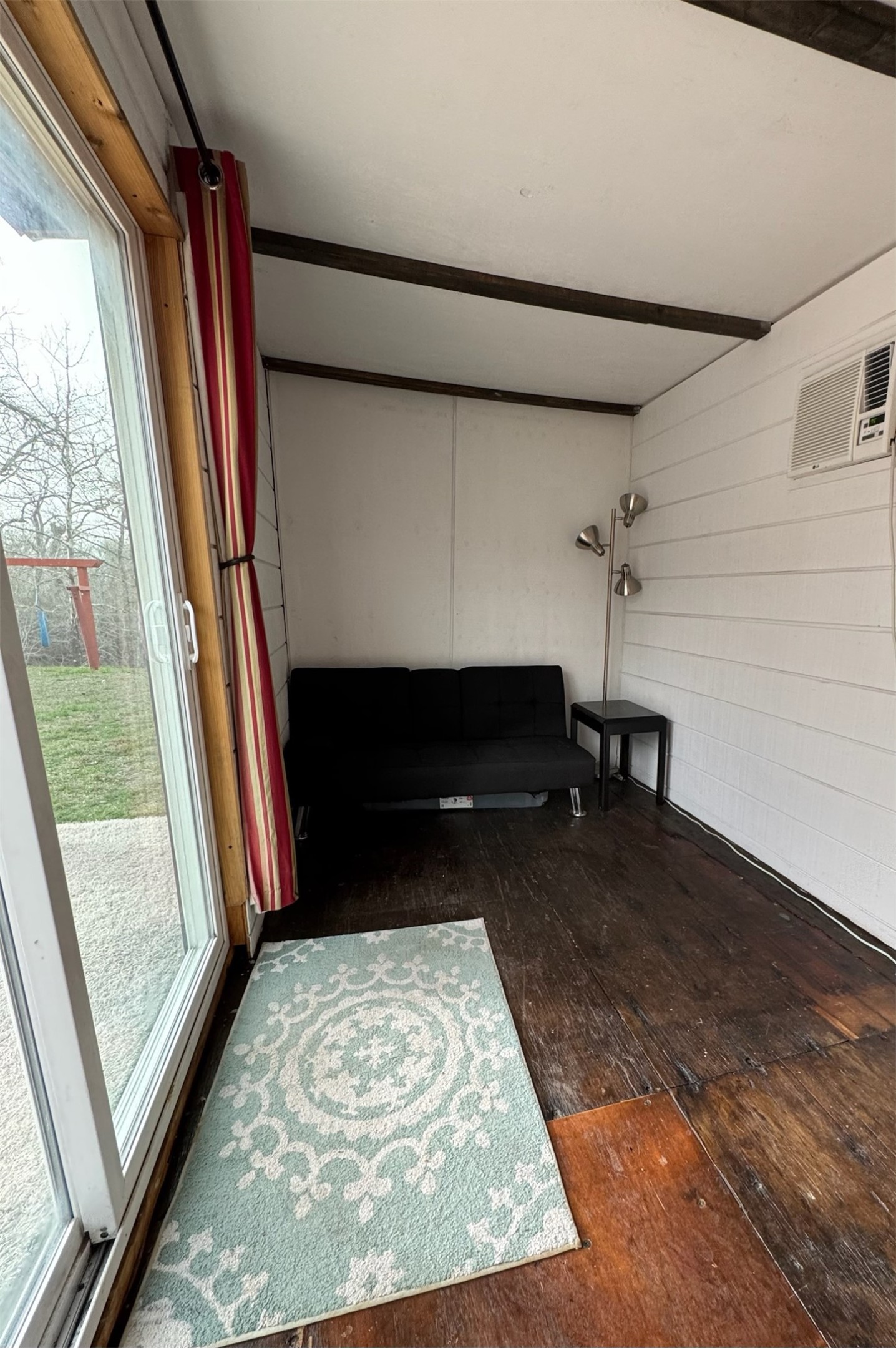 1512 River Grove Road, Unit A Kingsbury, TX 78638 - Photo 30 of 35 Sunroom featuring beam ceiling
