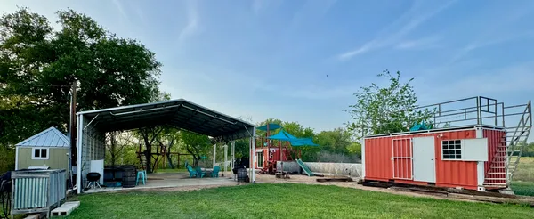 a view of outdoor space with porch
