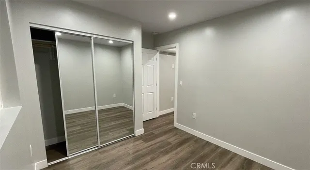 a view of closet area