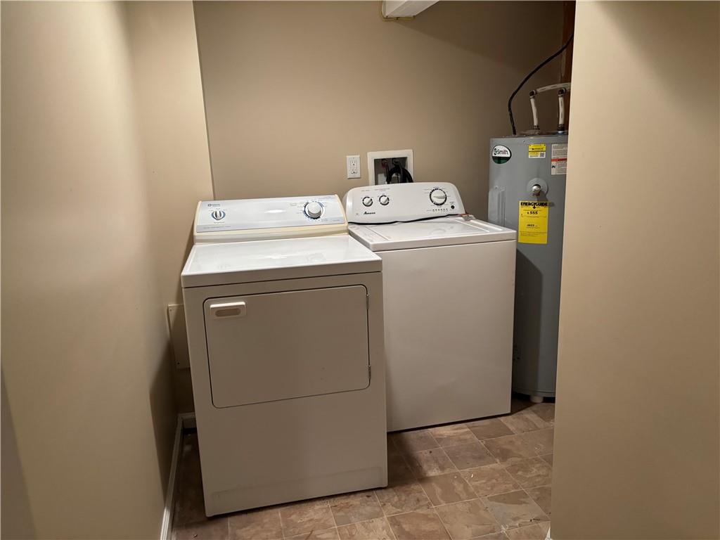 264 Hopwood Fairchance Road Uniontown, PA 15401 - Photo 12 of 19 a utility room with dryer and washer