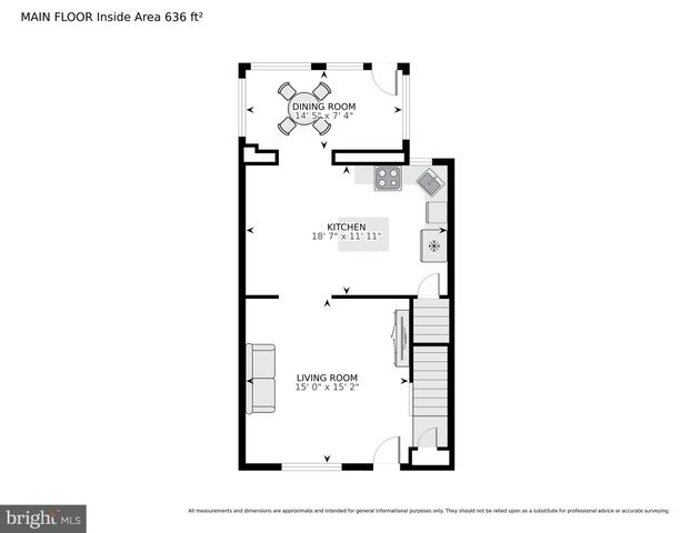 a picture of a bench in front of a door