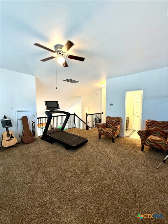2508 Legacy Lane Killeen, TX 76549 - Photo 10 of 17 a view of a livingroom with furniture and a ceiling fan