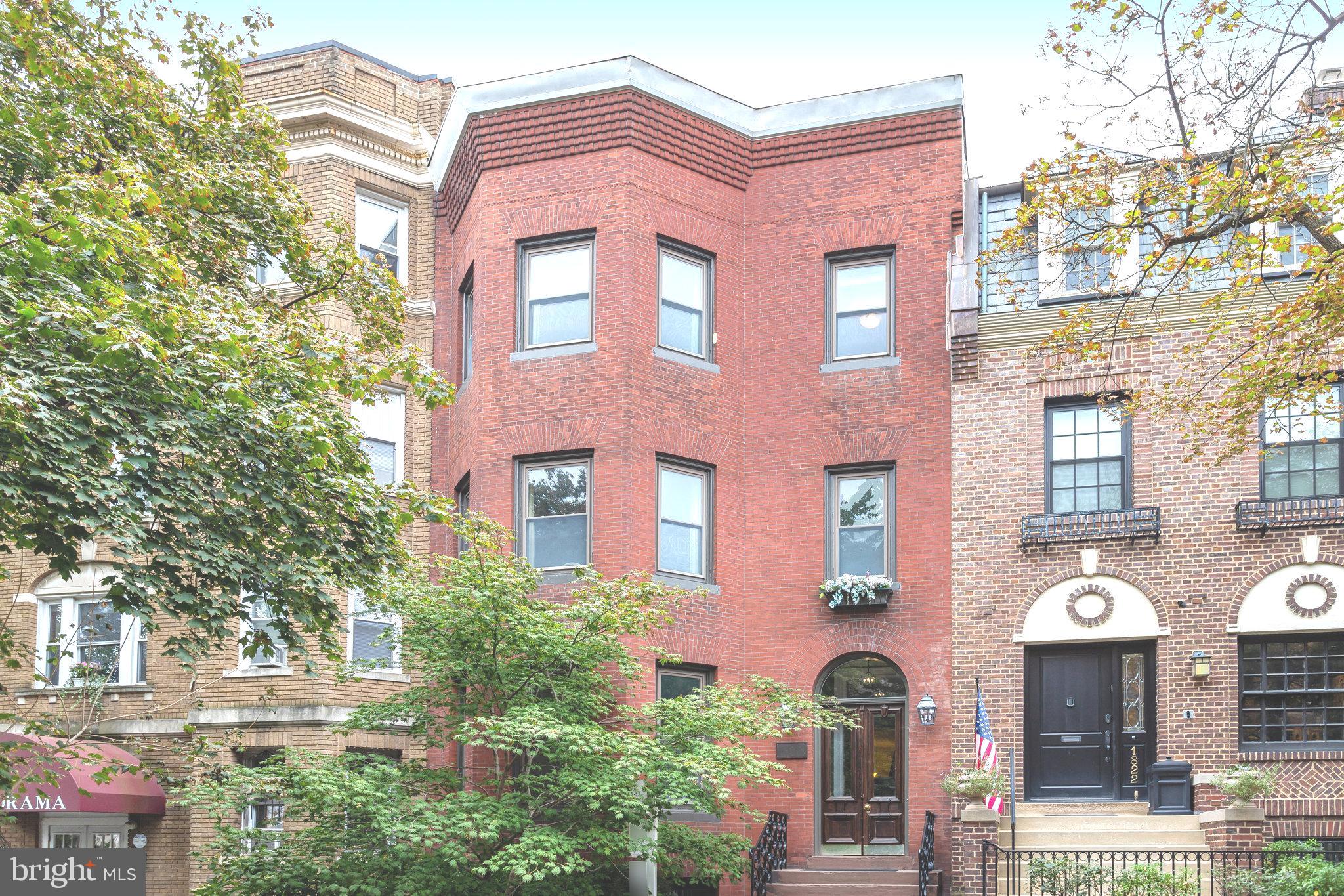 1820 Kalorama Road Northwest, Unit 3 Washington, DC 20009 - Photo 2 of 32 a front view of a multi story residential apartment building