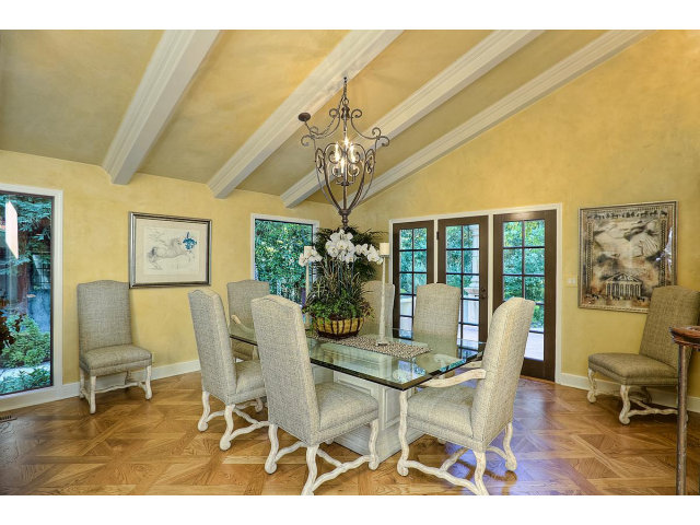 3445 Woodside Road Woodside, CA 94062 - Photo 6 of 24 a dining room with furniture and window
