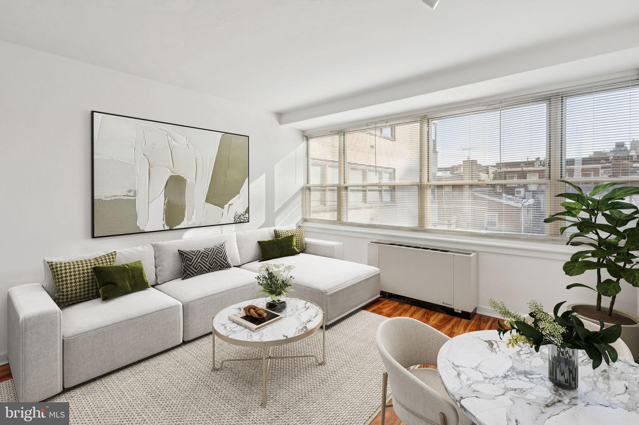 1810 Rittenhouse Square, Unit 406 Philadelphia, PA 19103 - Photo 1 of 17 Bright and airy urban retreat with modern flair.