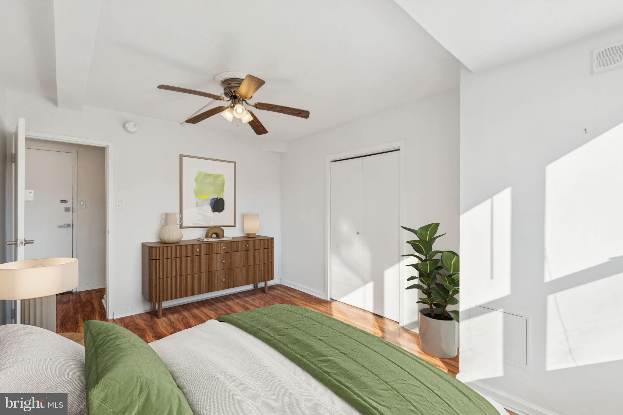 1810 Rittenhouse Square, Unit 406 Philadelphia, PA 19103 - Photo 12 of 17 Bright and airy bedroom with modern charm.