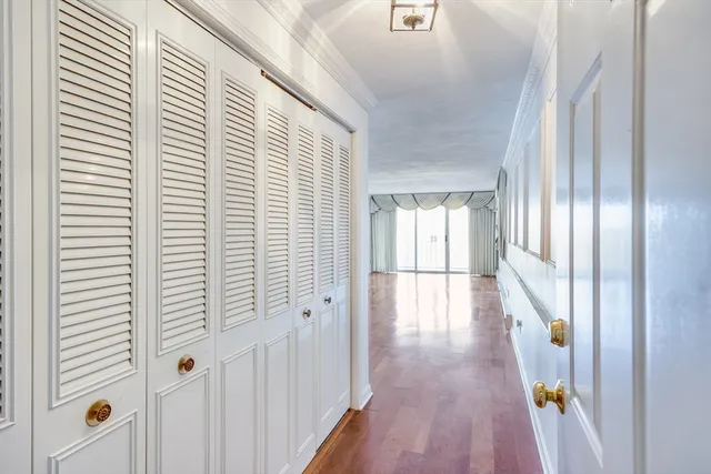 a view of an empty room