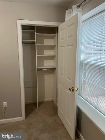 a view of a walk in closet
