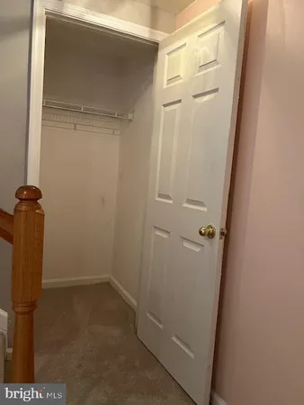 view of a room with door