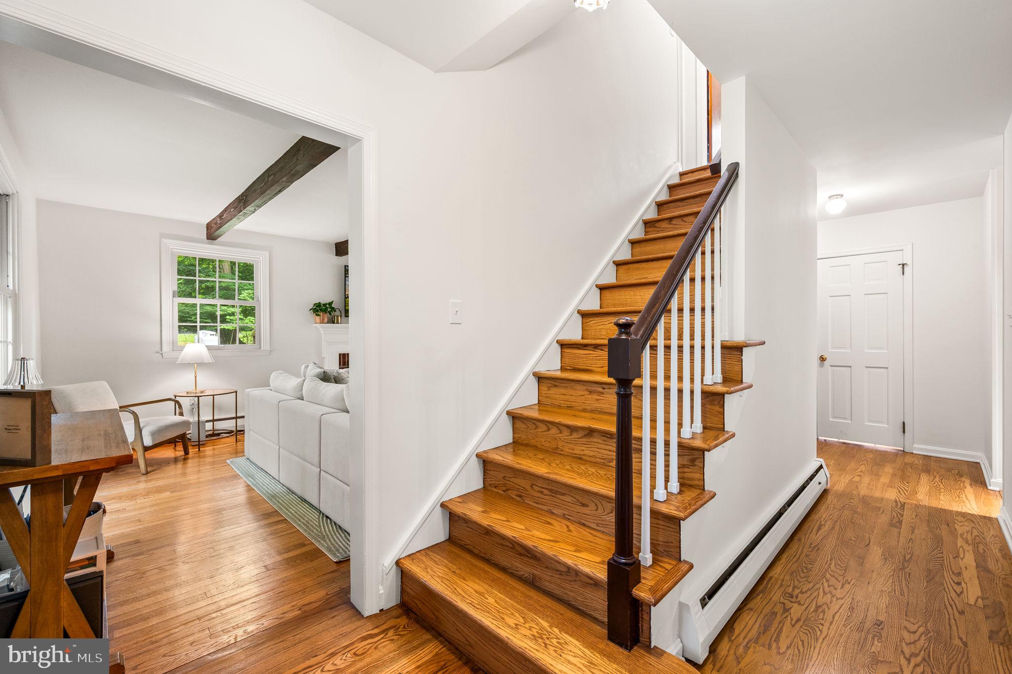 201 Morris Road Exton, PA 19341 - Photo 5 of 33 a view of entryway and hall with wooden floor