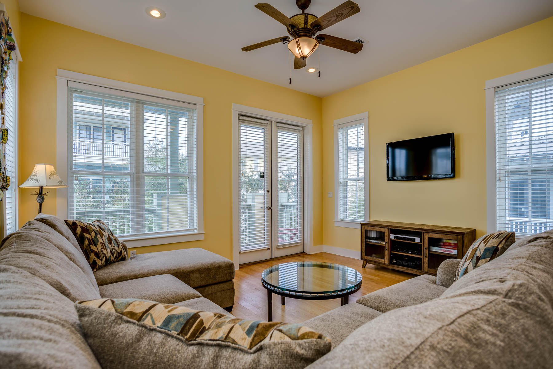 96 Chelsea Loop Road Santa Rosa Beach, FL 32459 - Photo 2 of 26 a living room with furniture and a flat screen tv