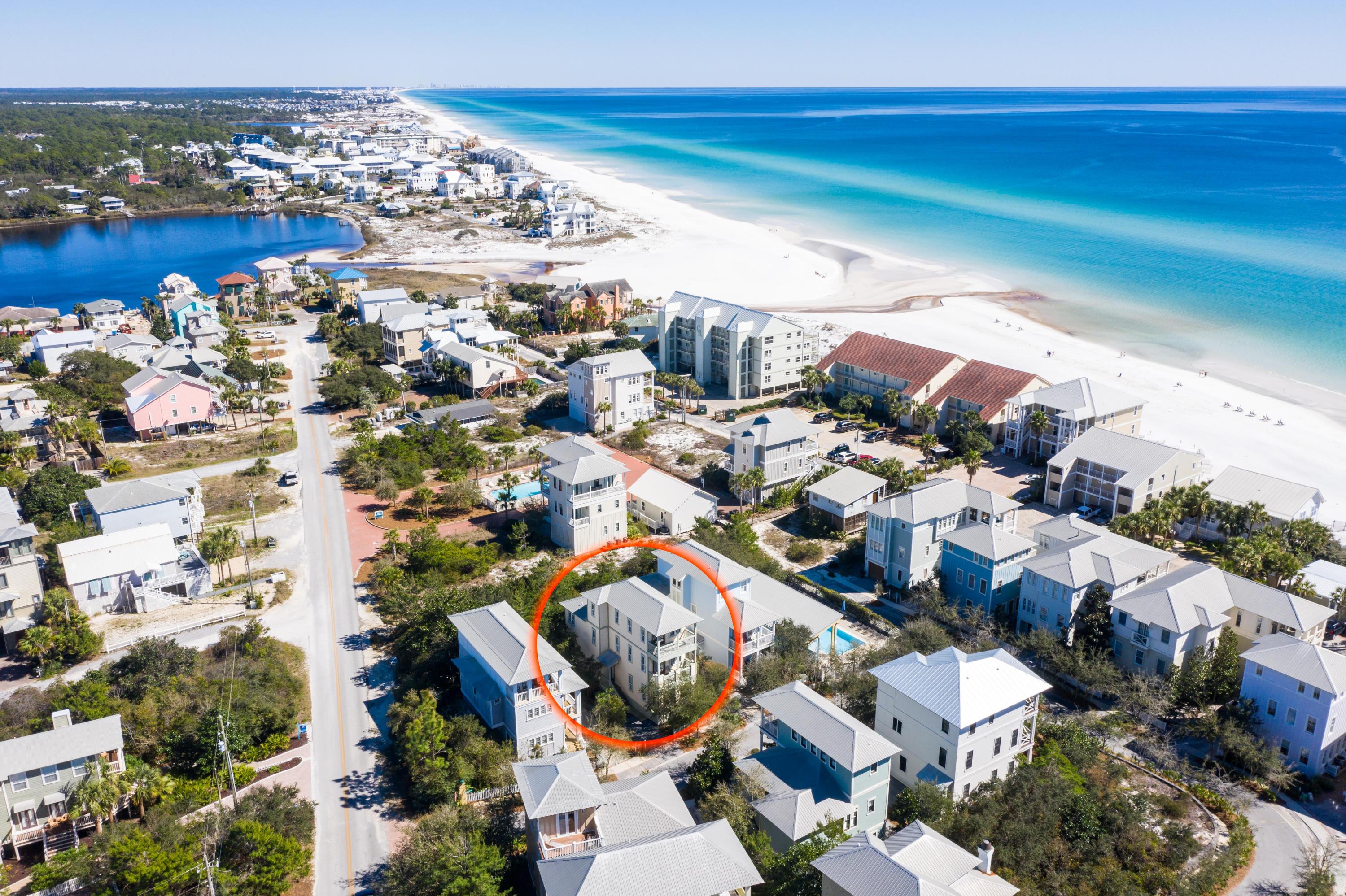 96 Chelsea Loop Road Santa Rosa Beach, FL 32459 - Photo 7 of 26 an aerial view of residential houses with outdoor space