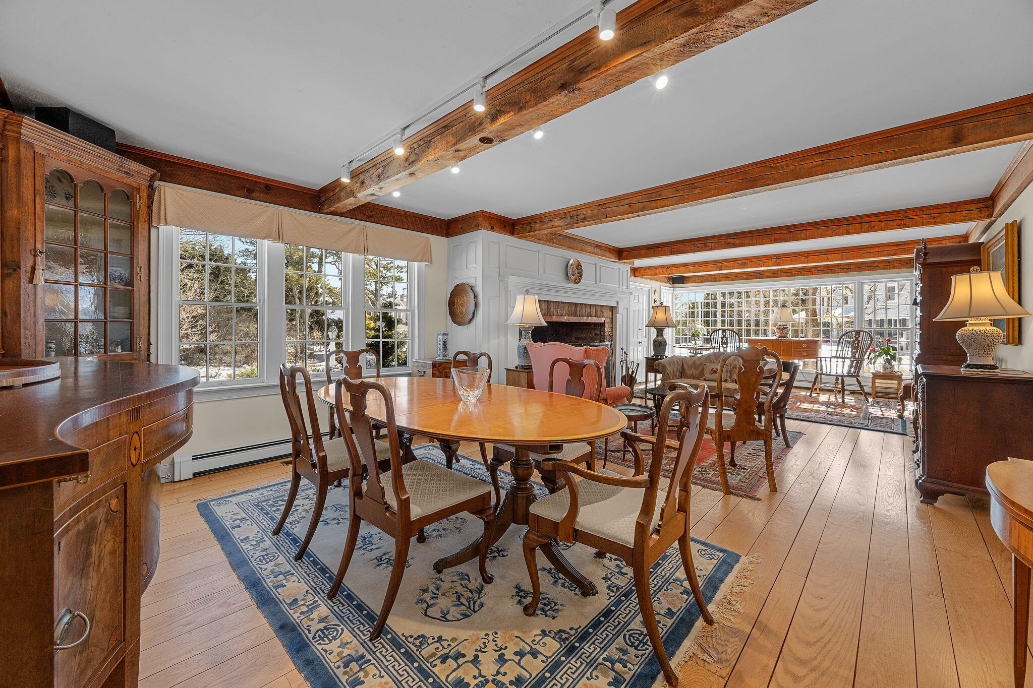 16 Old Salt Works Road Chatham, MA 02633 - Photo 20 of 69 a dining room with furniture and wooden floor