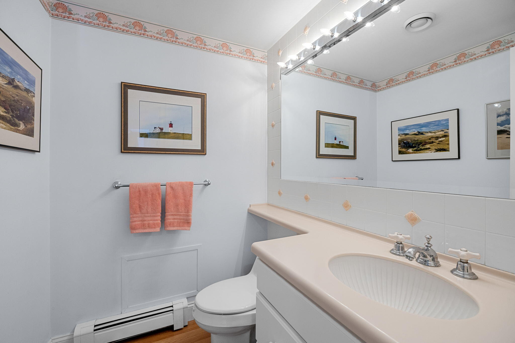 16 Old Salt Works Road Chatham, MA 02633 - Photo 45 of 69 a bathroom with a toilet sink and mirror