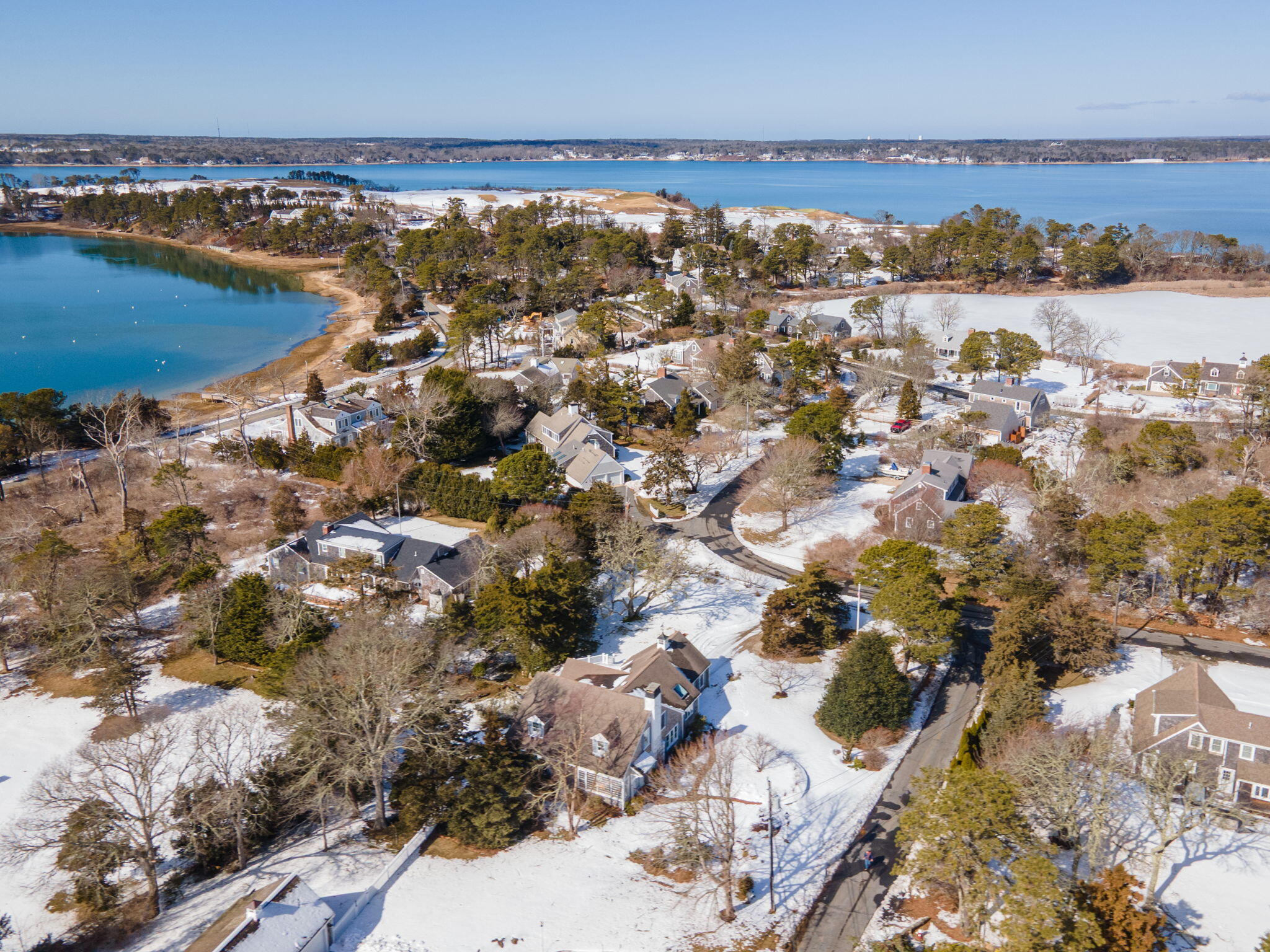 16 Old Salt Works Road Chatham, MA 02633 - Photo 54 of 69 view of city and ocean